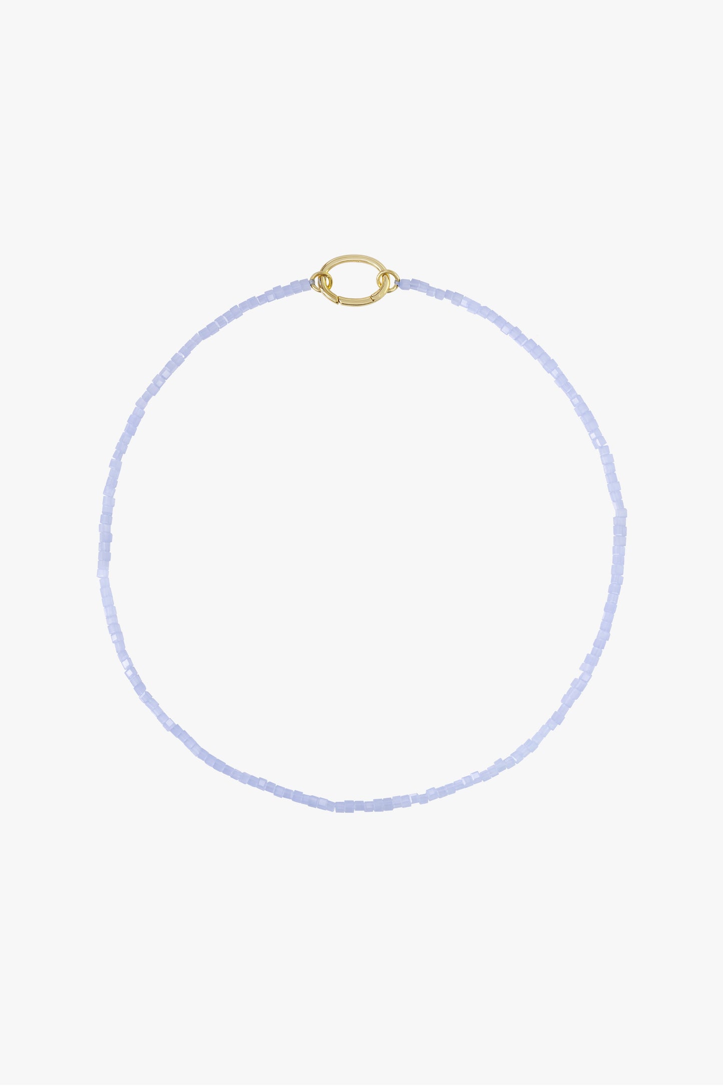 Blue sky clasp necklace gold plated-abc