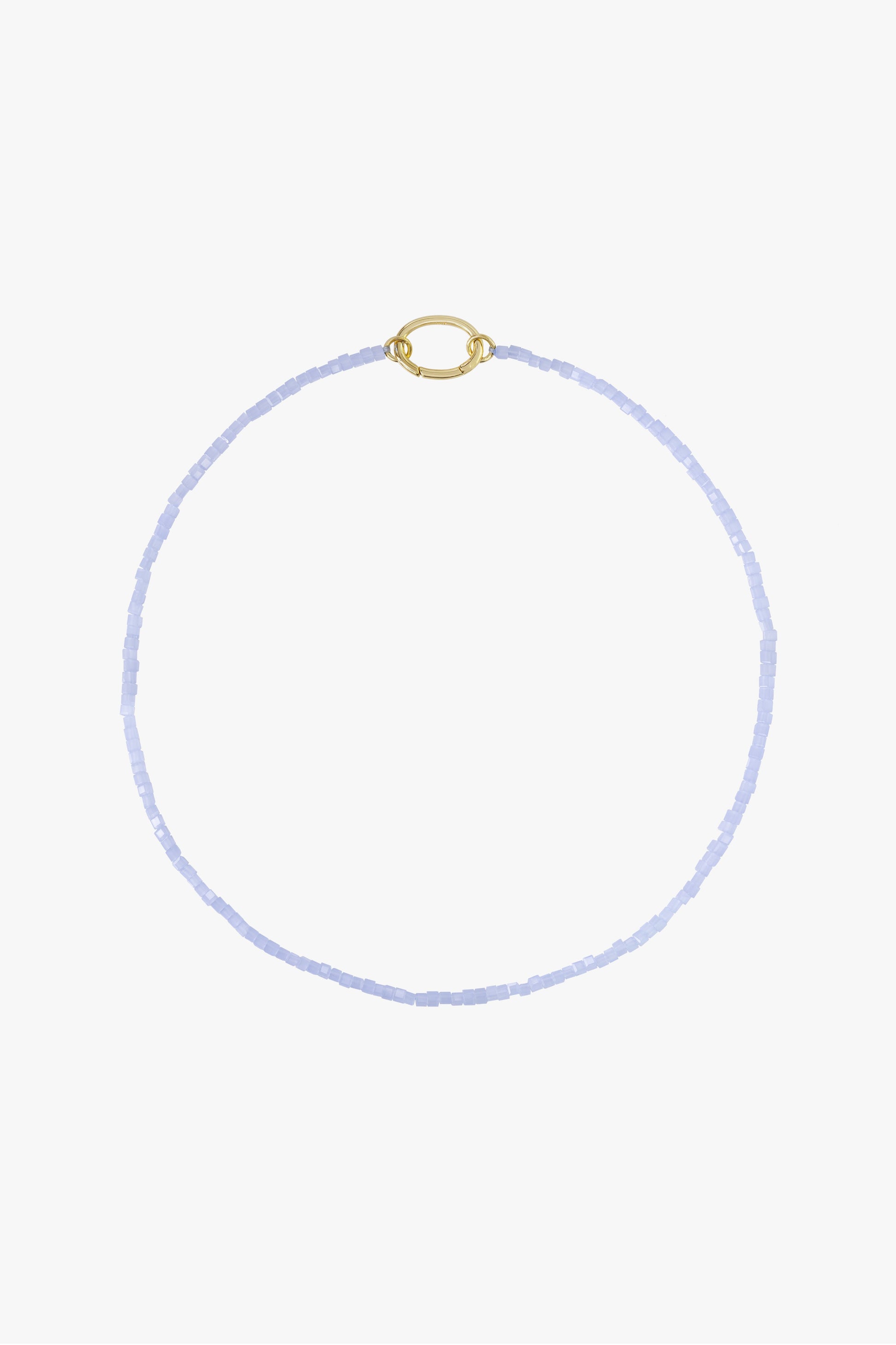 Blue sky clasp necklace gold plated-abc
