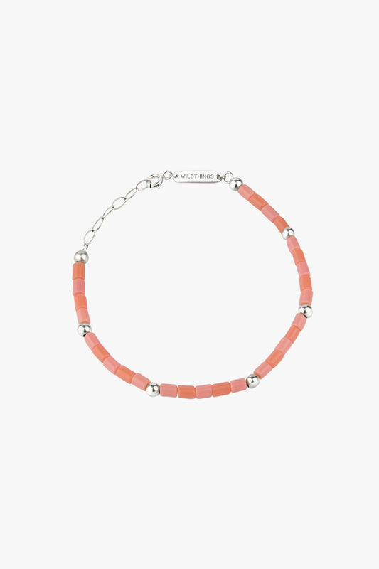 Pink sky bracelet silver-Bracelet-wildthings_collectables-Silver---abc