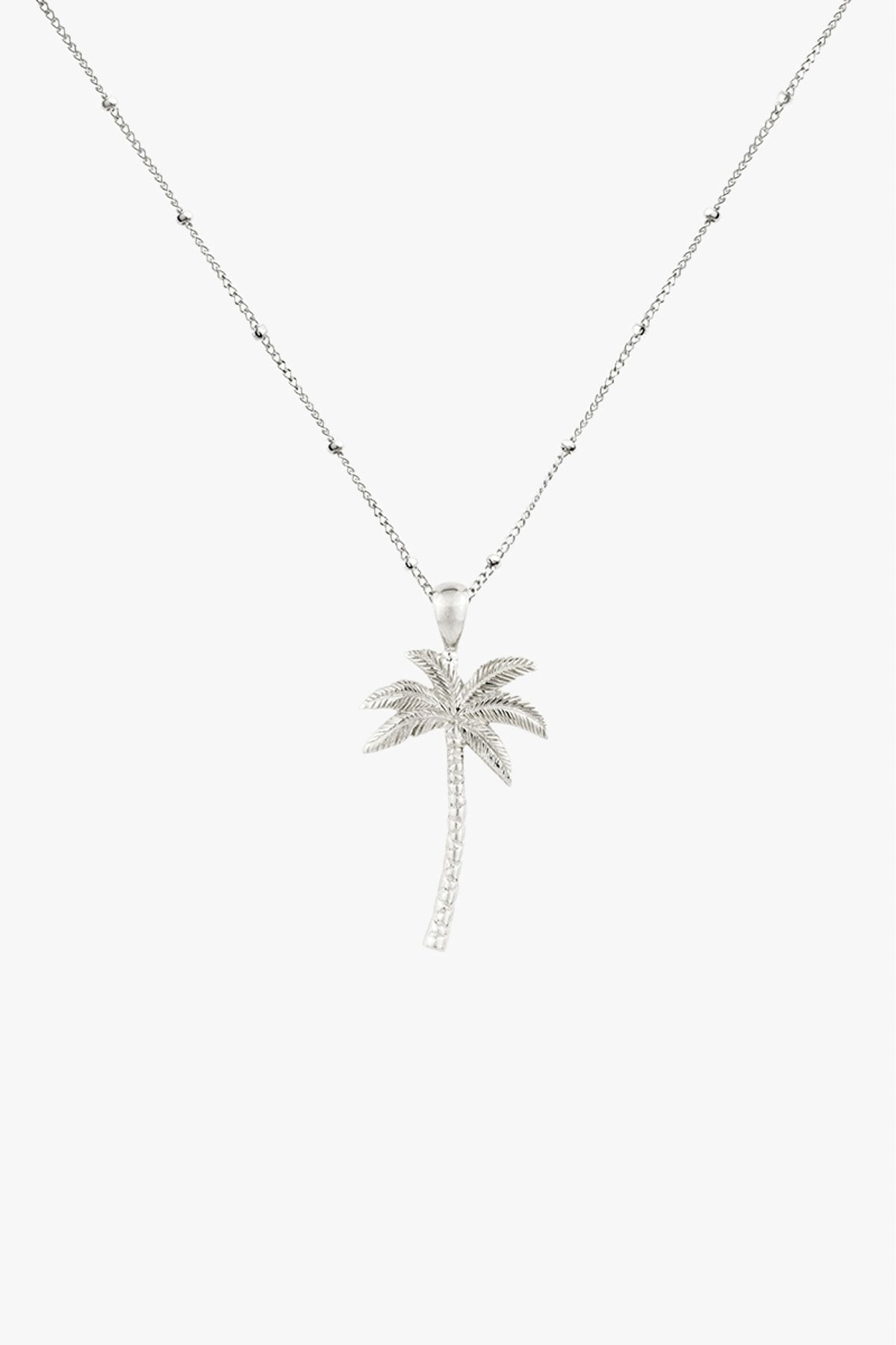 Palm tree pendant silver-Pendant-wildthings_collectables-Pendant-Silver--abc