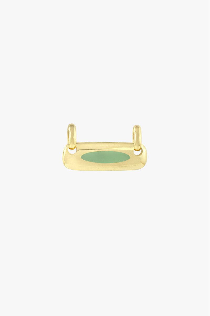 Iconic balance bar pendant gold plated-abc