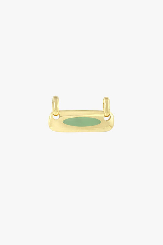 Iconic balance bar pendant gold plated-abc
