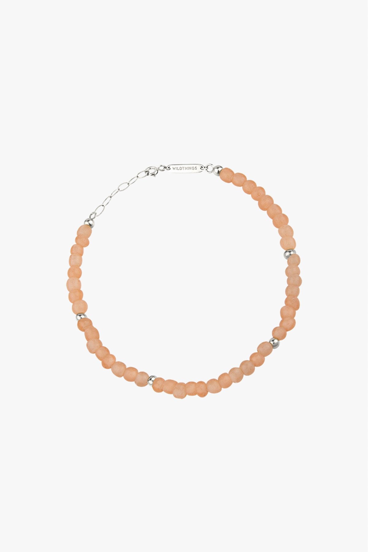 Salmon sky anklet silver-Anklet-wildthings_collectables-Silver---abc