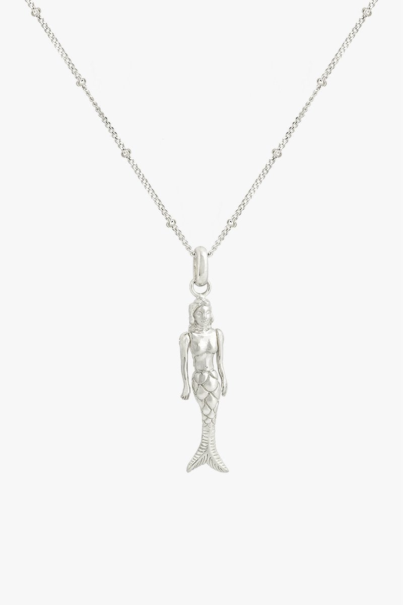 Mermaid pendant silver-abc