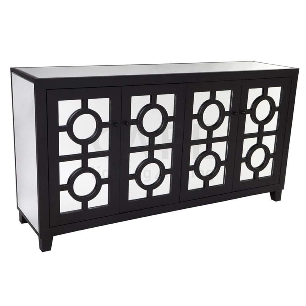 Stockton Buffet - Matt Black-Cupboards and Storage-Cafe Lighting and Living-Default Title---abc