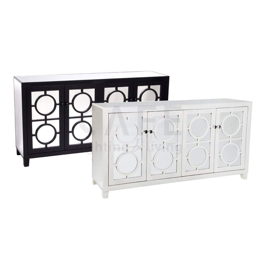 Stockton 4 Door Buffet - White-Cupboards and Storage-Cafe Lighting and Living-Default Title---abc