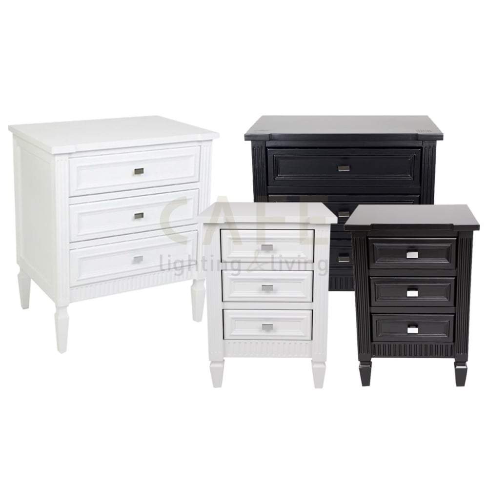 Merci Bedside Table - Small Black-abc