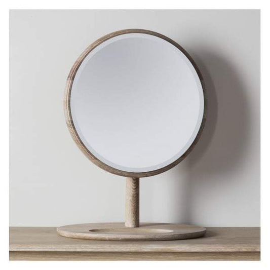 Walter Solid Oak Dressing Mirror 460x635mm-Mirrors-Frank Hudson-Default Title---abc