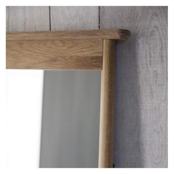 Walter Solid Oak Cheval Mirror 640x1740mm-Mirrors-Hudson Living-Default Title---abc