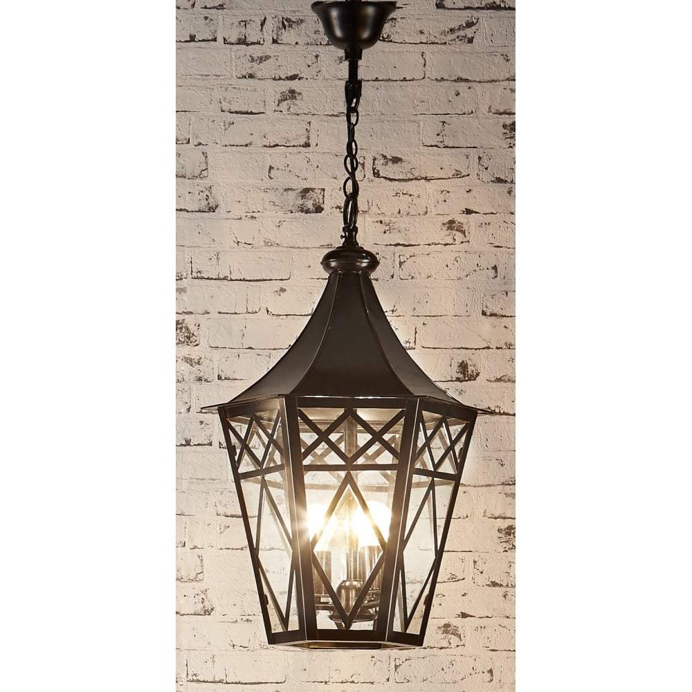 Tuscan Lantern Black-Chandeliers and Ceiling Lights-Emac & Lawton-Default Title---abc