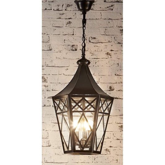 Tuscan Lantern Black-Chandeliers and Ceiling Lights-Emac & Lawton-Default Title---abc