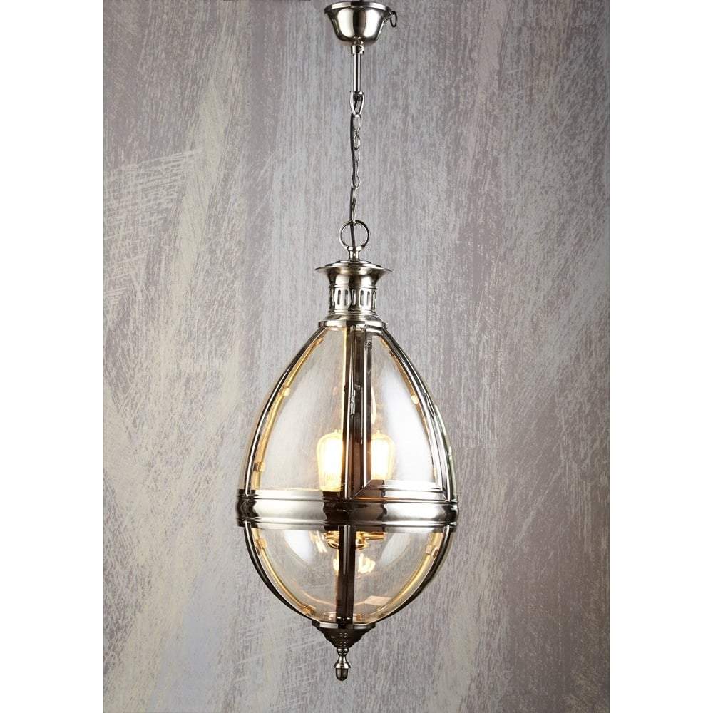 Saville Chandelier in Shiny Nickel-Chandeliers and Ceiling Lights-Emac & Lawton-Default Title---abc