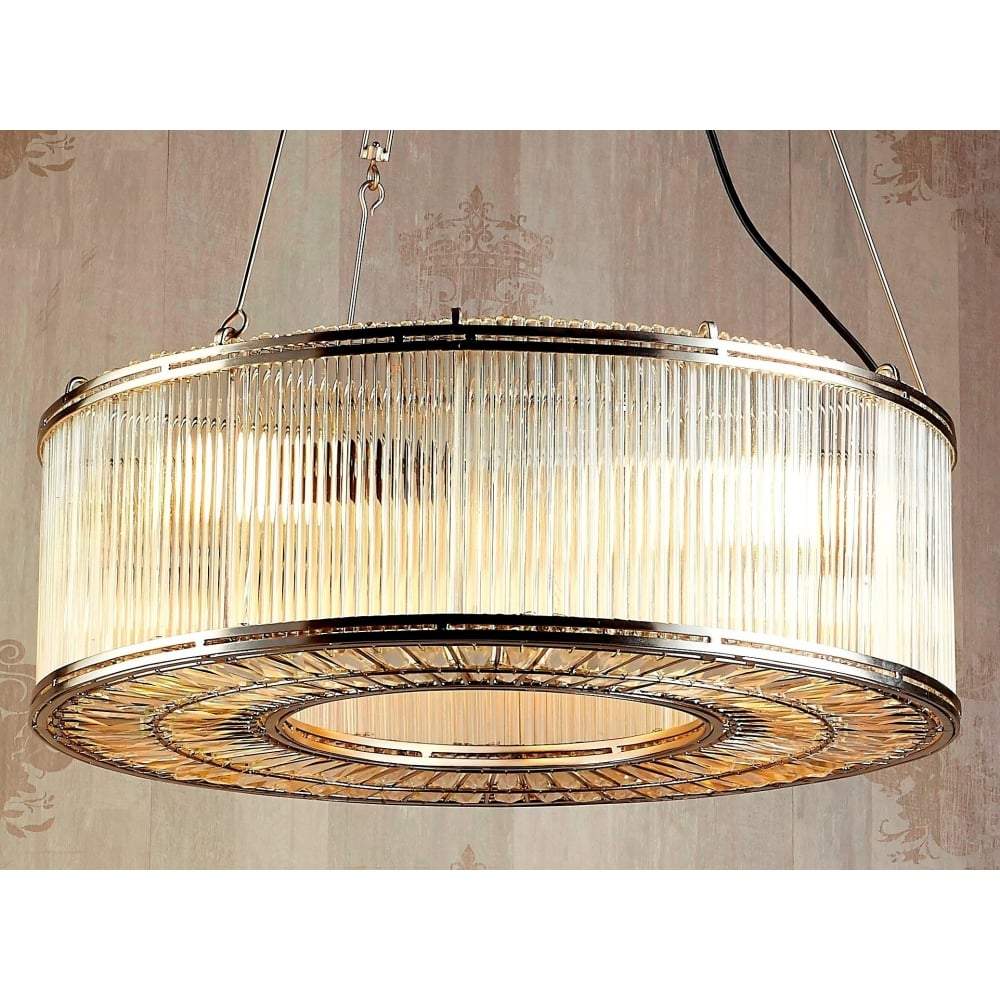 Verre Ring Glass Pendant Lamp-Chandeliers and Ceiling Lights-Emac & Lawton-Default Title---abc