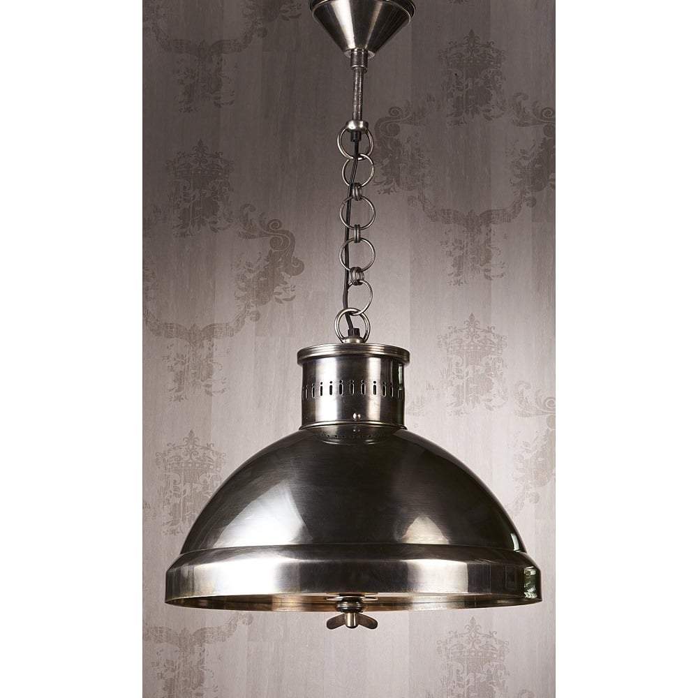 Madison Hanging Lamp in Silver-abc