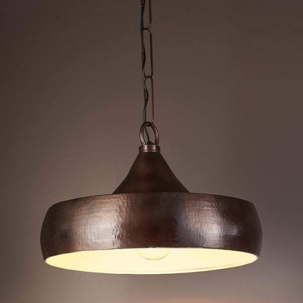 Lafayette Hanging Lamp in Dark Brass-abc
