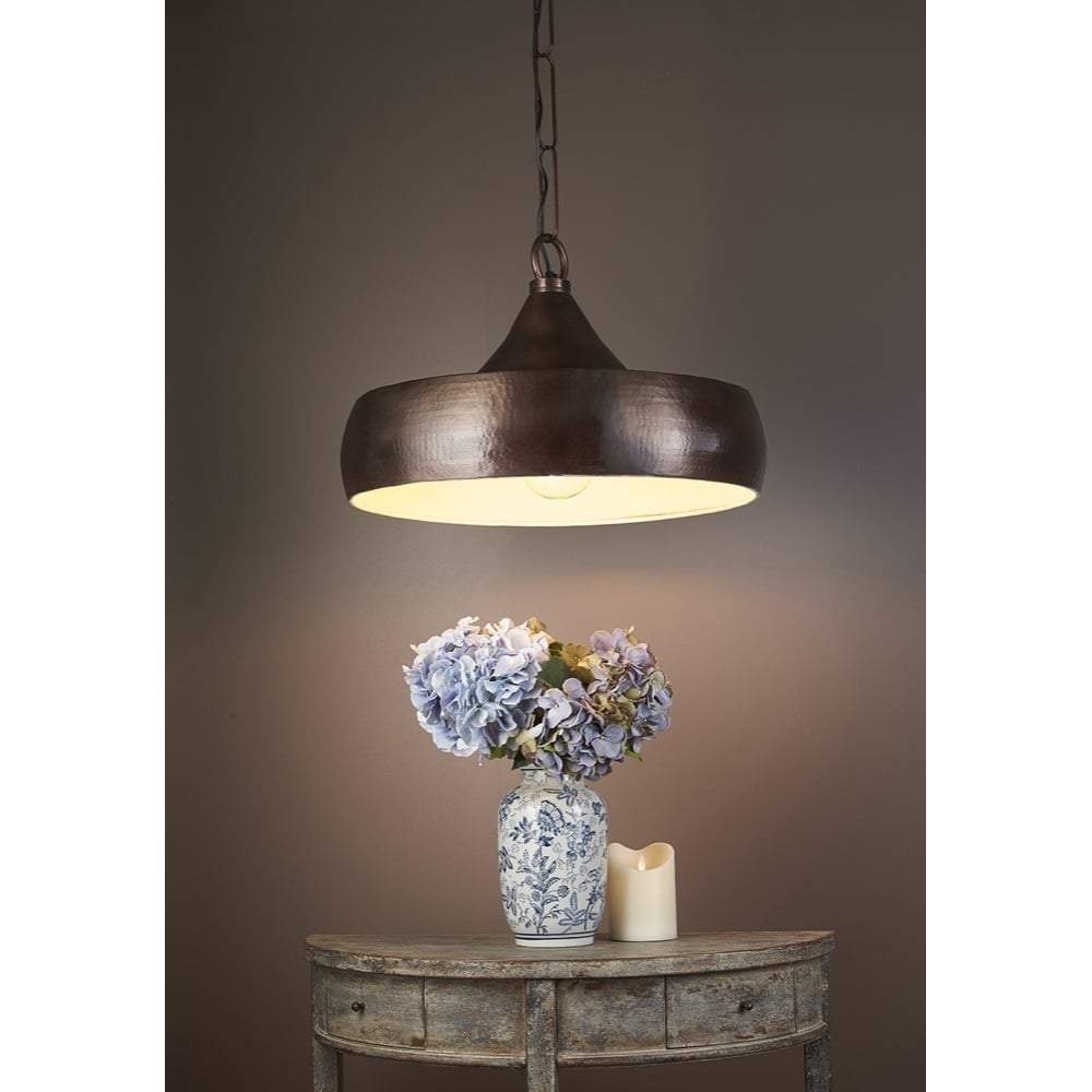 Lafayette Hanging Lamp in Dark Brass-abc