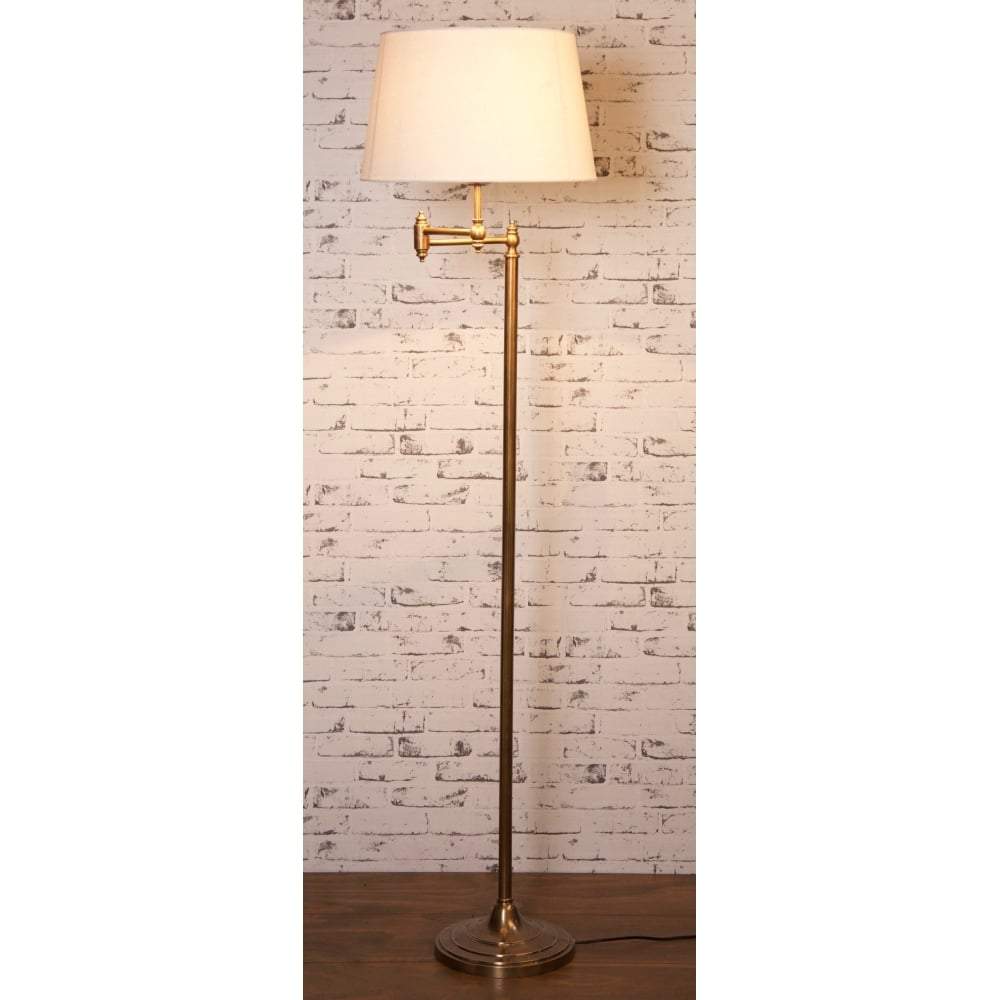 Macleay Floor Lamp Base Brass-abc
