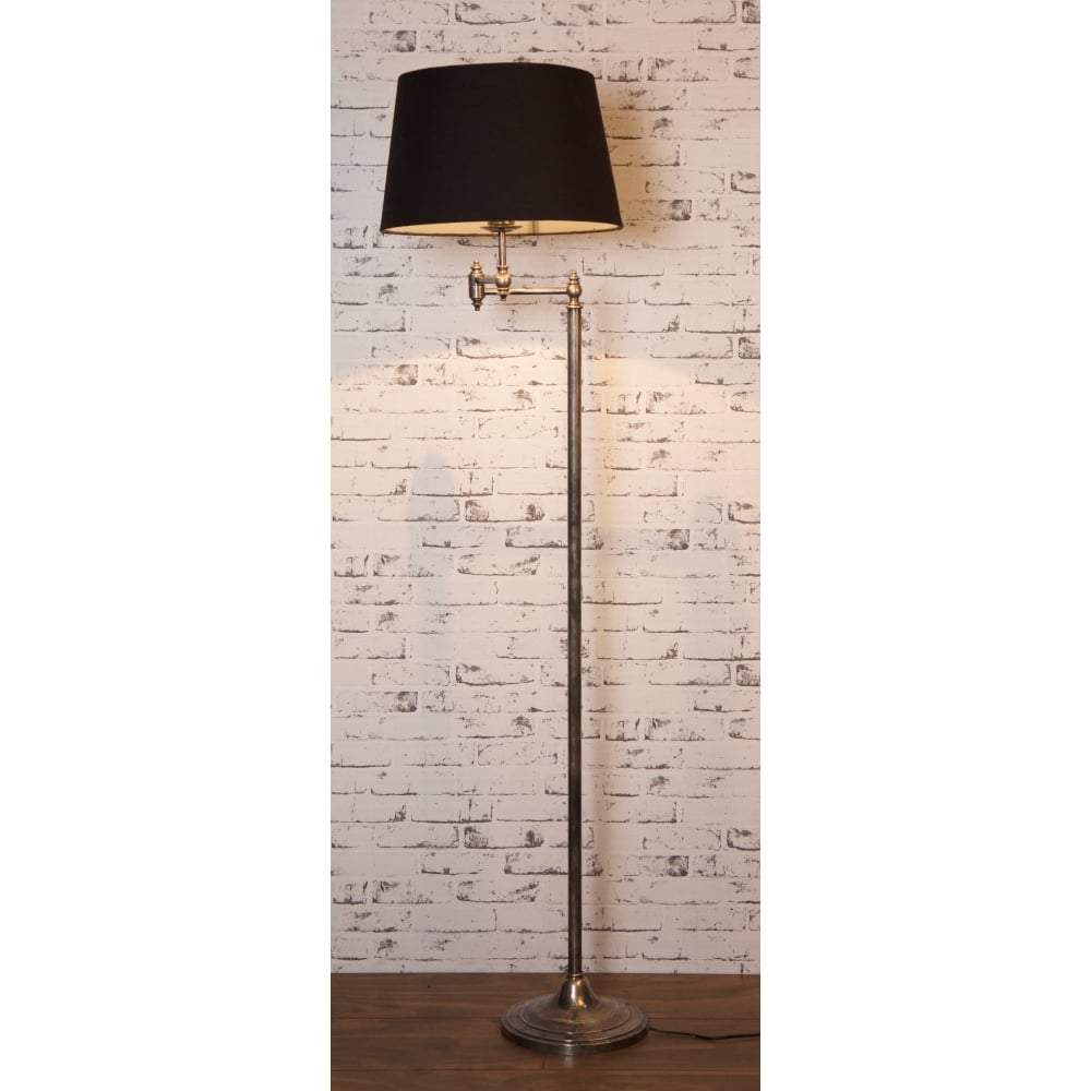 Macleay Floor Lamp Base Silver-abc