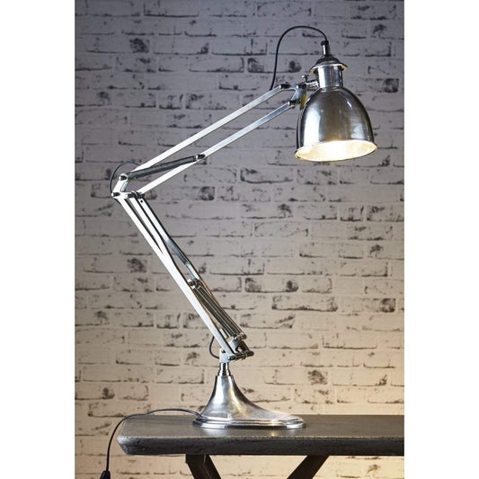 Nevada Desk Lamp in Antique Silver-abc