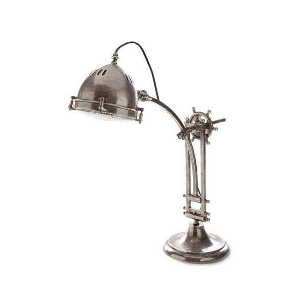 Seabury Desk Lamp Antique Silver-Table Lamps-Emac & Lawton-Default Title---abc