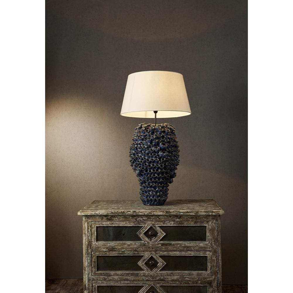 Singita Table Lamp Base Blue-Table Lamps-Emac & Lawton-Default Title---abc