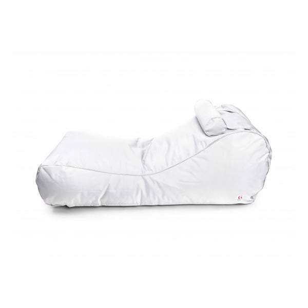 Canggu Contour Lounger Outdoor Bean Bag - White-abc