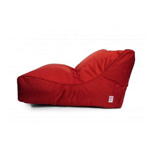 Uluwatu Double Lounger Outdoor Bean Bag - Red-Outdoor Seating-IndoSoul-Default Title---abc
