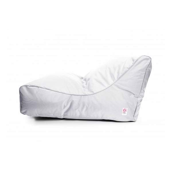 Uluwatu Double Lounger Outdoor Bean Bag - White-Outdoor Seating-IndoSoul-Default Title---abc