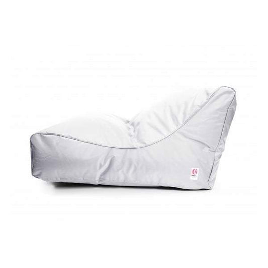 Uluwatu Double Lounger Outdoor Bean Bag - White-Outdoor Seating-IndoSoul-Default Title---abc