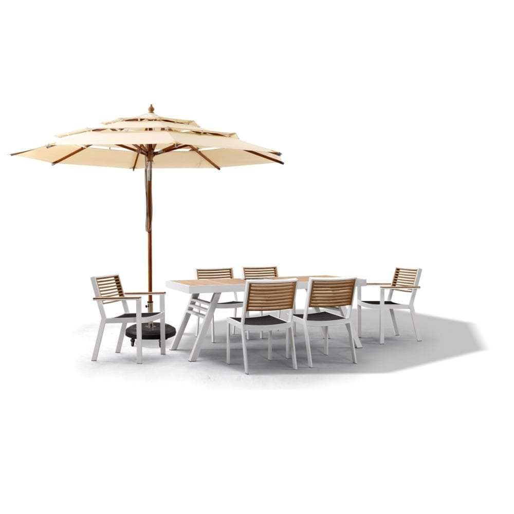 St Lucia 7 Piece Outdoor Dining Set-Outdoor Dining-IndoSoul-Default Title---abc