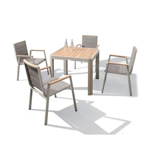 Geneva 5 Piece Outdoor Dining Set-abc