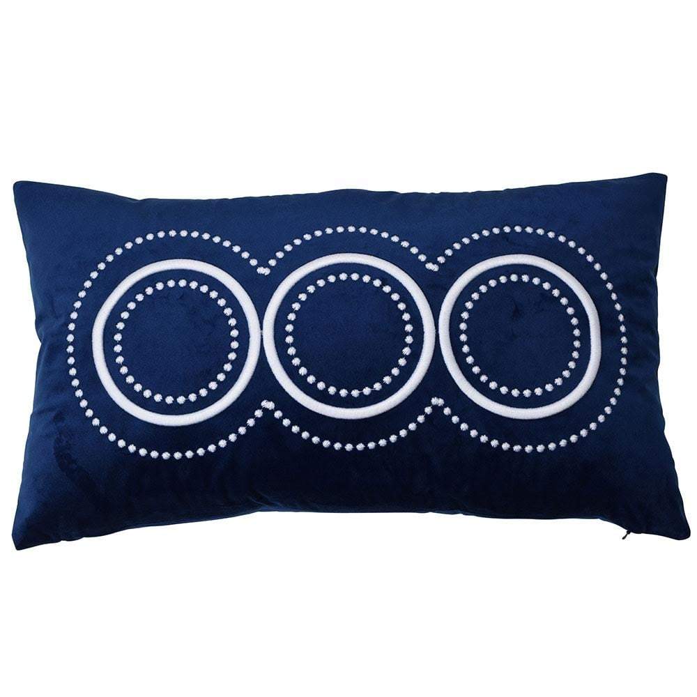 Long Island Navy Cushion Cover-abc