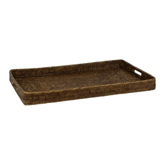 Plantation Rattan Tray Rectangle Medium-Trays-Theo and Joe-Default Title---abc