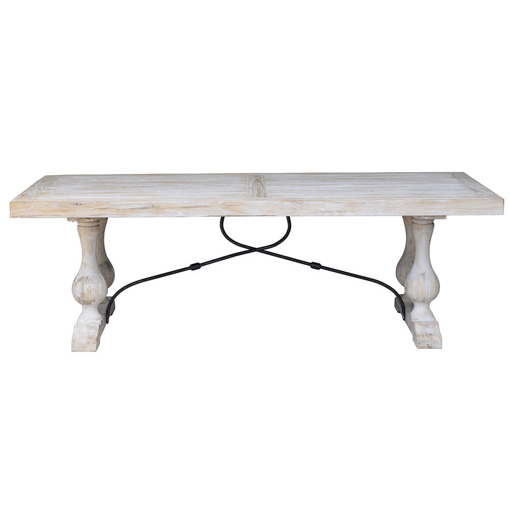 Madrid Dining Table Lime Wash-abc