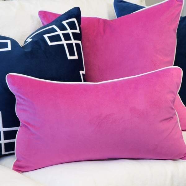 Rodeo Fuchsia Cushion Cover-Cushions-Theo and Joe-Default Title---abc