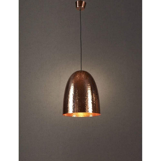 Dolce Beaten Copper Hanging Lamp-abc