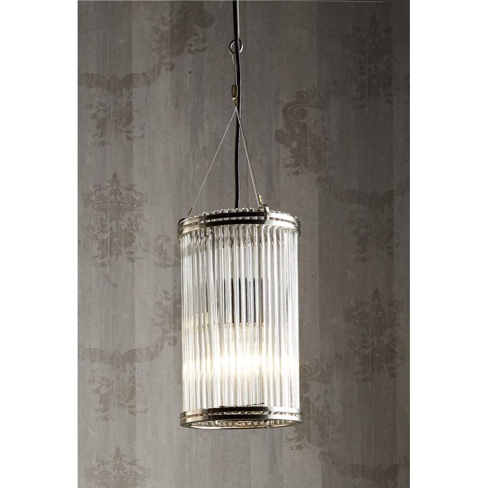 Verre Small Pipe Glass Pendant Lamp-Chandeliers and Ceiling Lights-Emac & Lawton-Default Title---abc