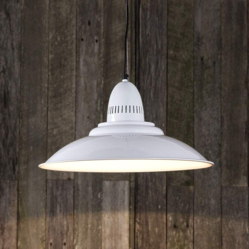 Brighton Hanging Lamp in White-abc
