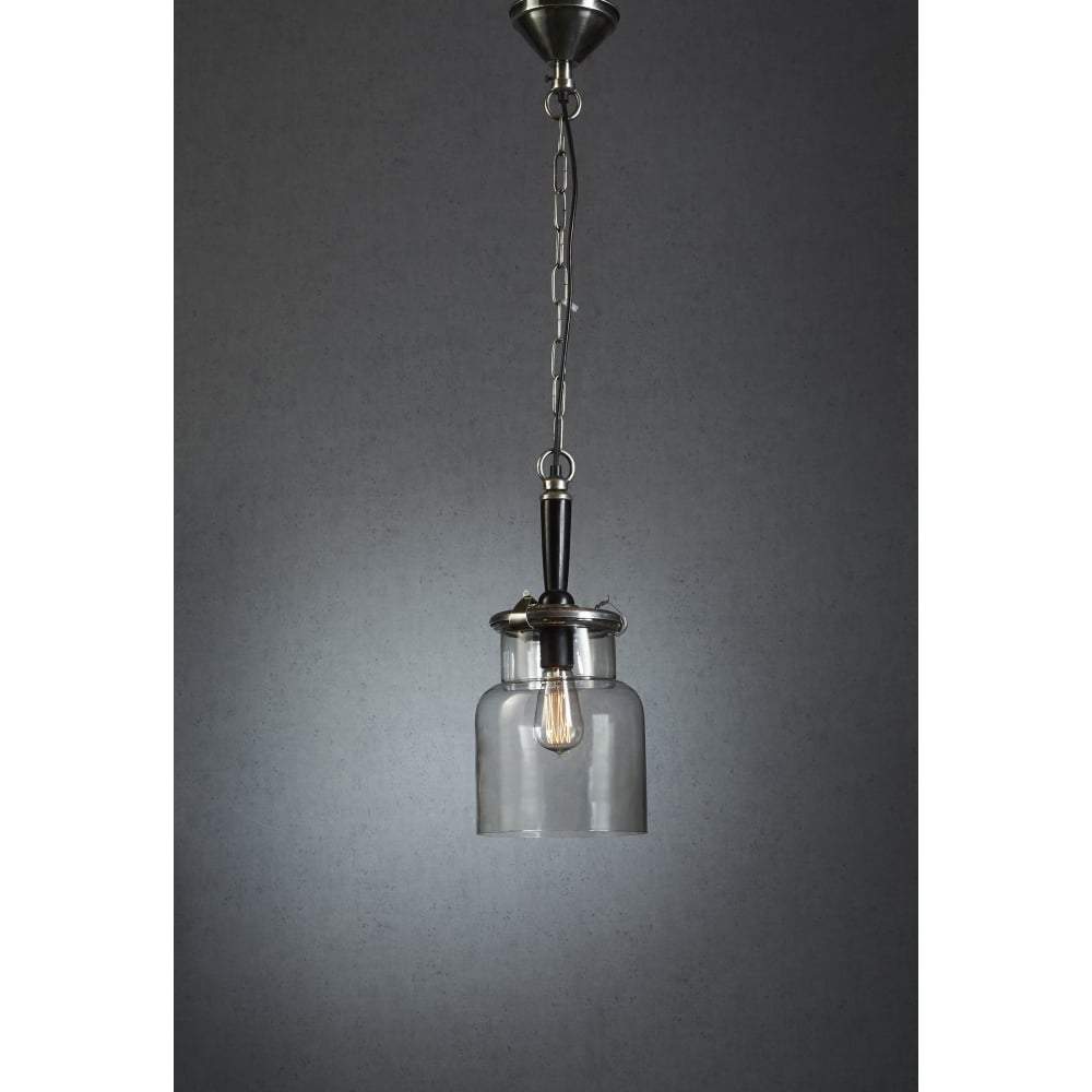 Haiti Hanging Lamp in Silver-abc