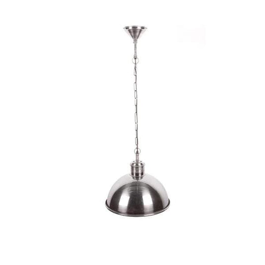 Boston Dome Small Hanging Lamp Silver-abc