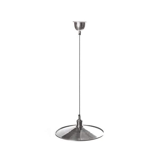 New York Lge Hanging Lamp Silver-abc