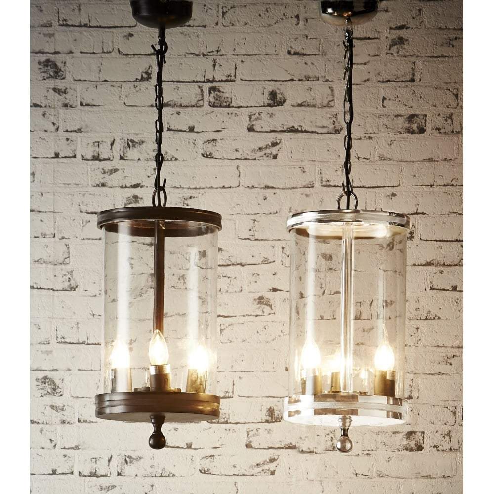 Carnaby Glass Hanging Lamp in Bronze-abc