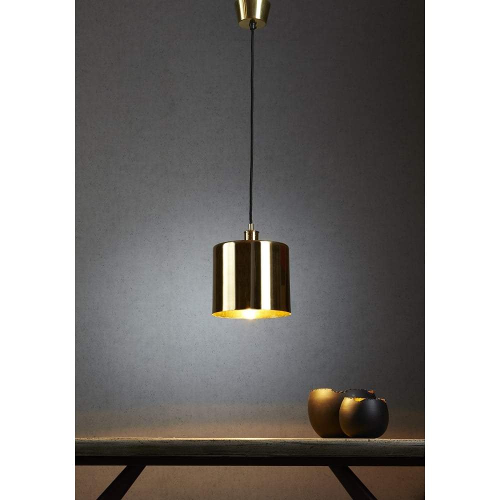 Portofino Hanging Lamp Brass-Chandeliers and Ceiling Lights-Emac & Lawton-Default Title---abc