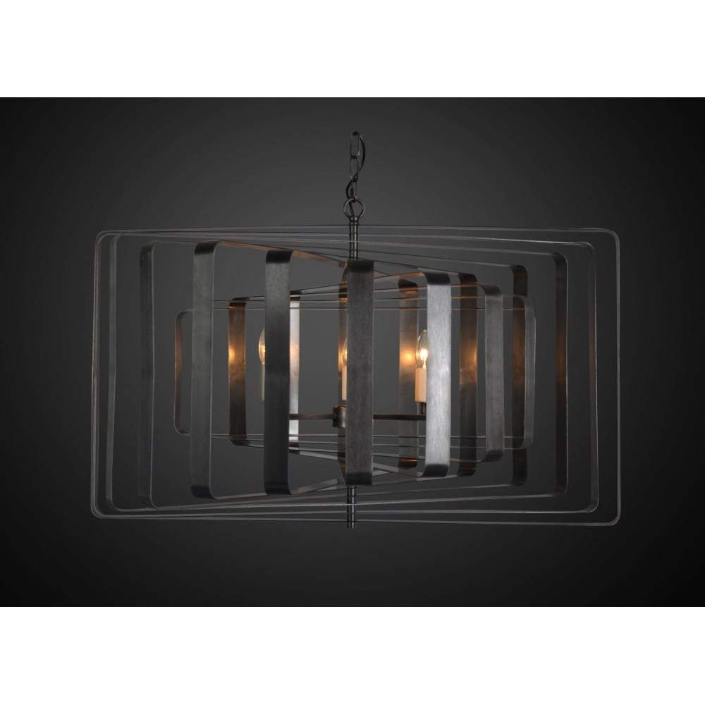 Tamarama Ceiling Light in Black Brass-Chandeliers and Ceiling Lights-Emac & Lawton-Default Title---abc