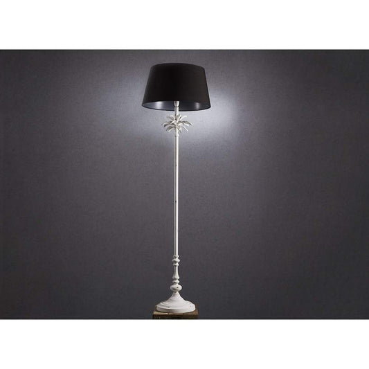 Casablanca Floor Lamp Base White-abc