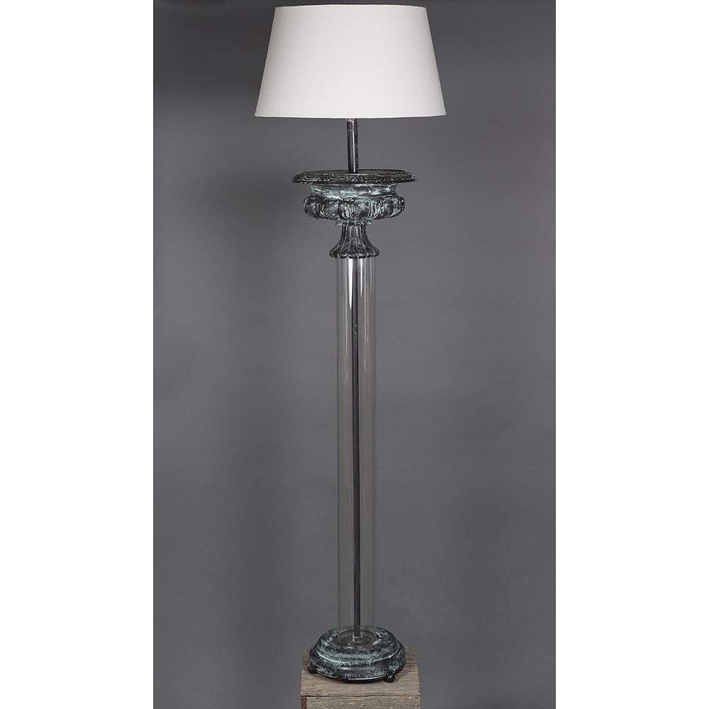 Castle Glass Floor Lamp Base-abc
