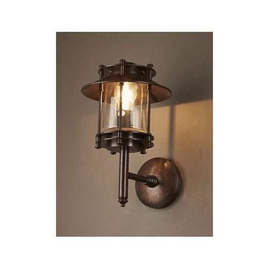 Turner Wall Lamp Dark Brass-Outdoor Lighting-Emac & Lawton-Default Title---abc