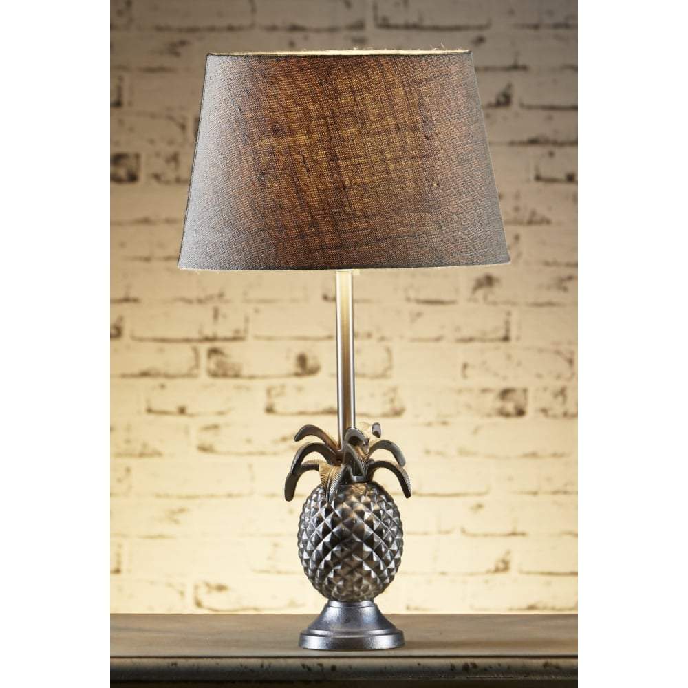 St Martin Table Lamp Base Ant Silver-Table Lamps-Emac & Lawton-Default Title---abc