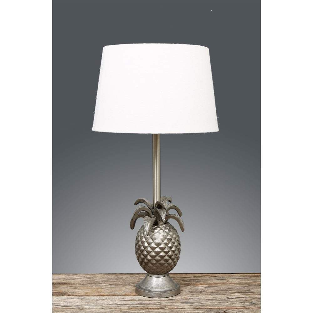St Martin Table Lamp Base Ant Silver-Table Lamps-Emac & Lawton-Default Title---abc
