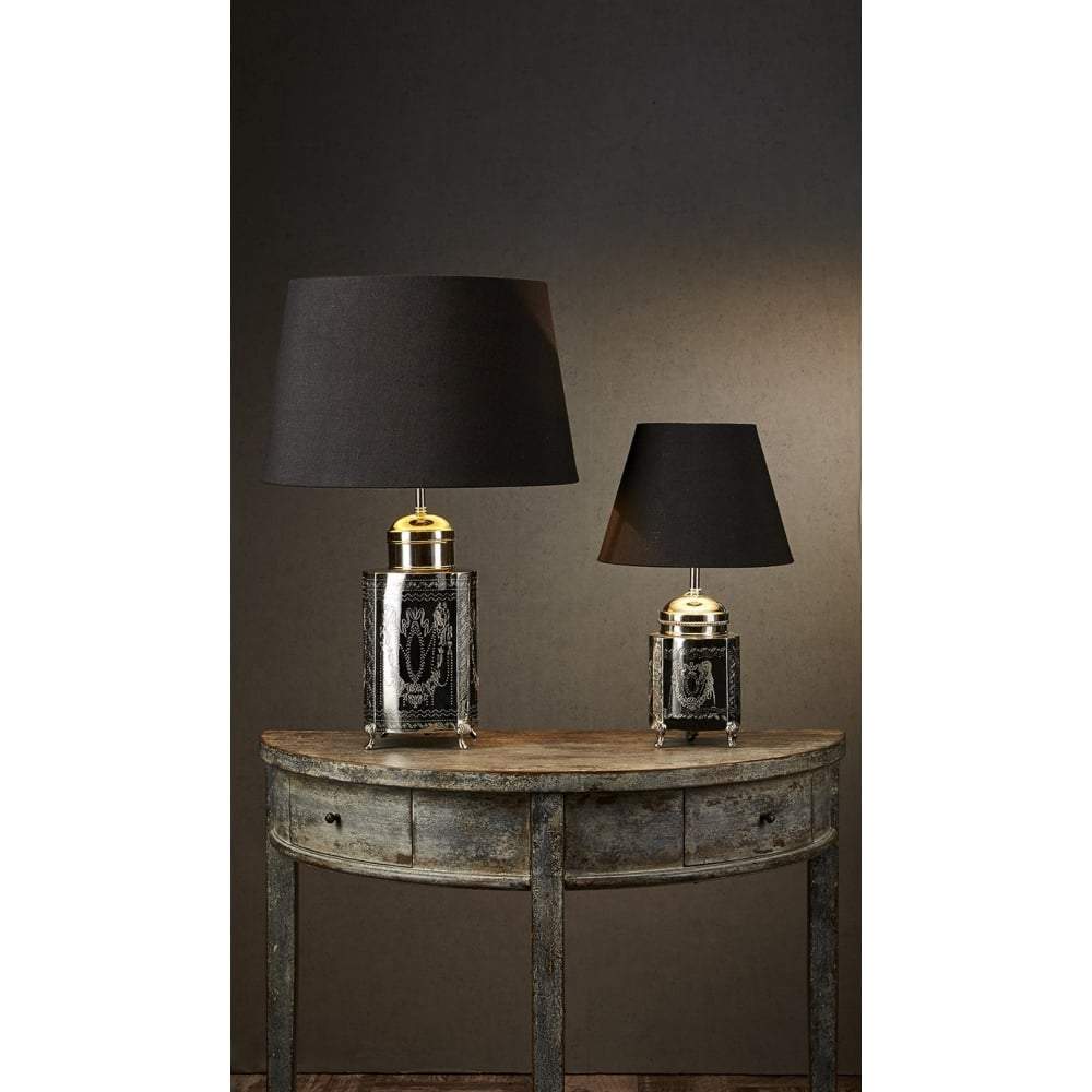 Kensington Lge Table Lamp Base Nickel-abc